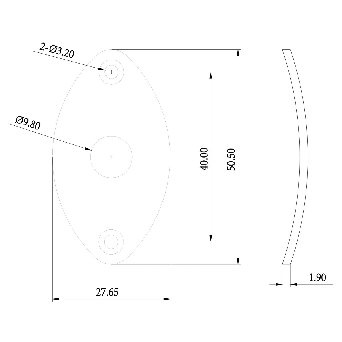 Jack Plate F-1003