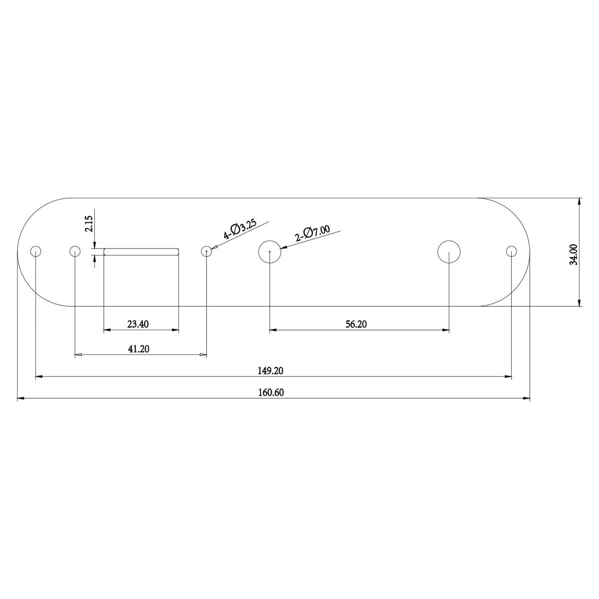 Control Plate -H-1001