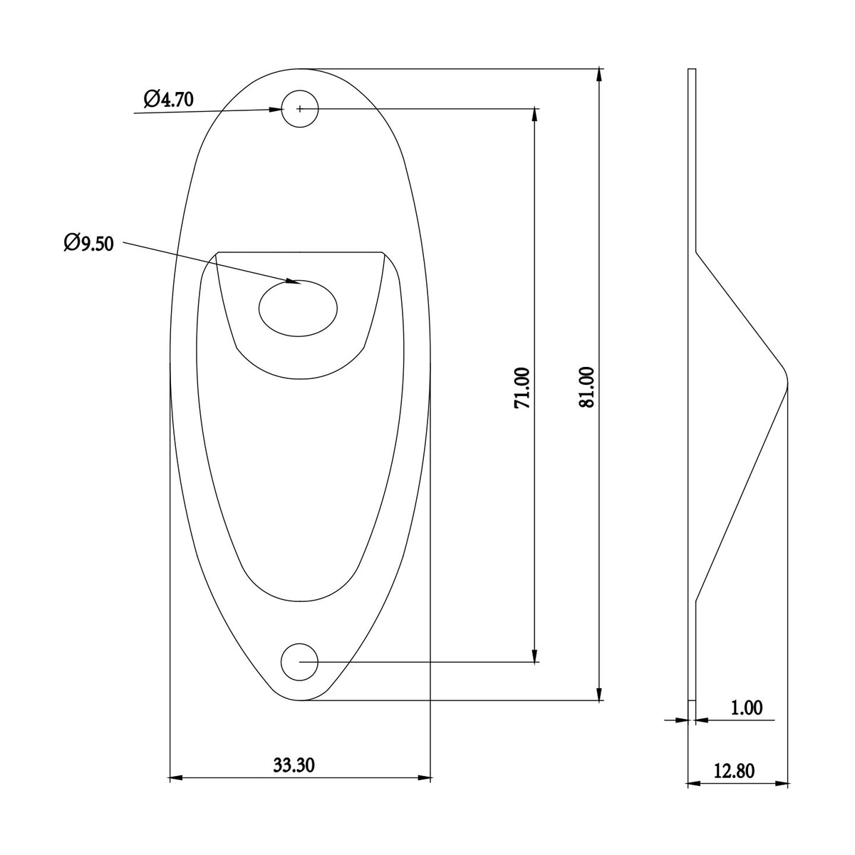 Jack Plate F-1001