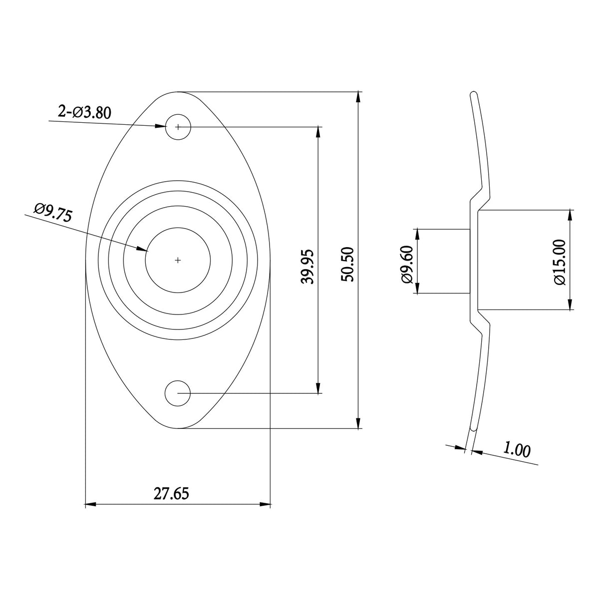 Jack Plate F-1002