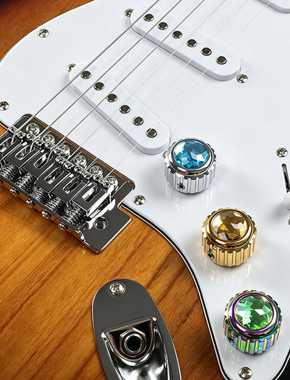 Crystal inlay Electric Guitar Knob -C-3007