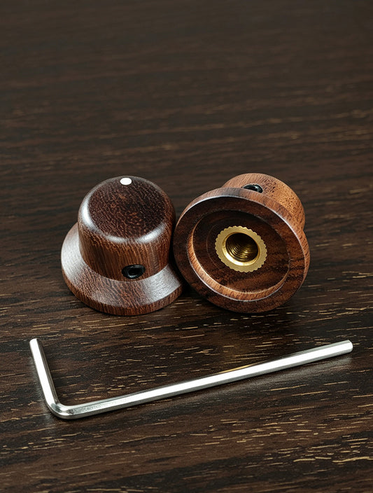 Wood Electric Guitar Knob-C-2009